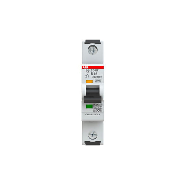 ABB Sicherungsautomat 25kA, 6A, 1P S301P-B6